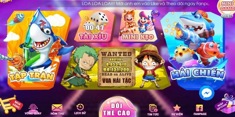 Chơi bắn cá ăn tiền với mini game thú vị