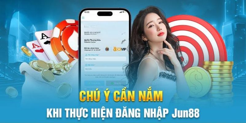 Nhập sai mật khẩu khiến việc đăng nhập Jun88