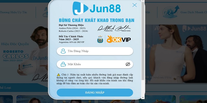 Chú ý sử dụng link chính thức khi đăng nhập tài khoản